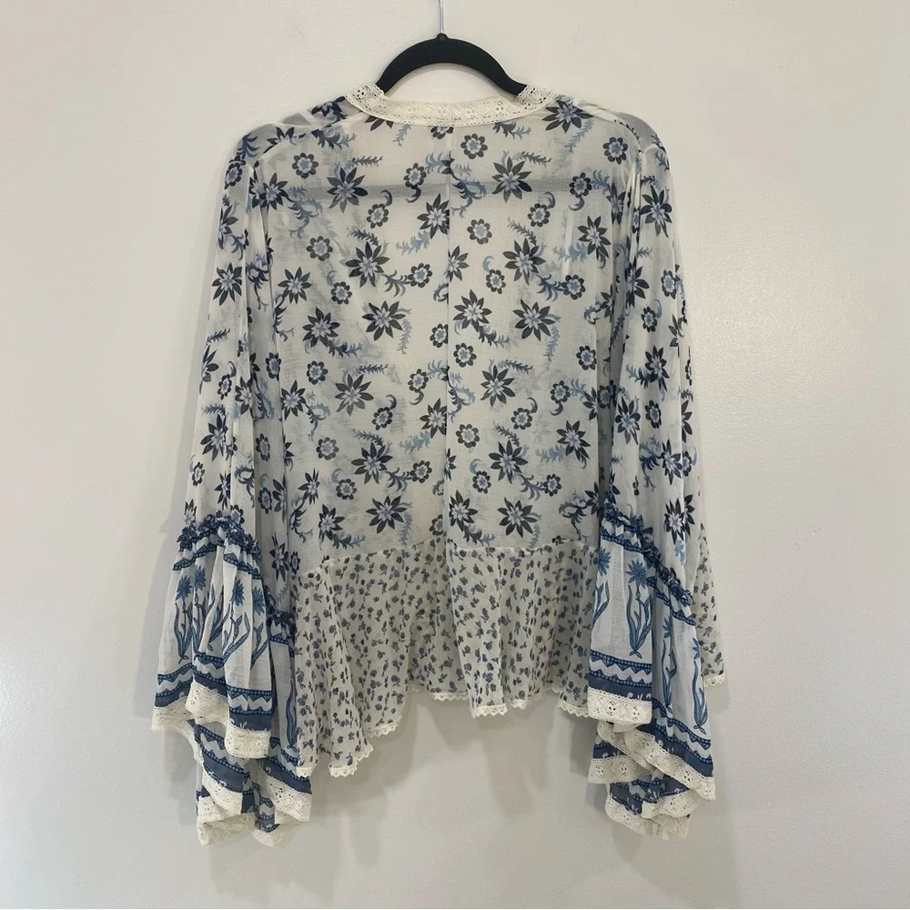 Free People Placed‎ Print Lola Jacket Kimono - Picture 9 of 9